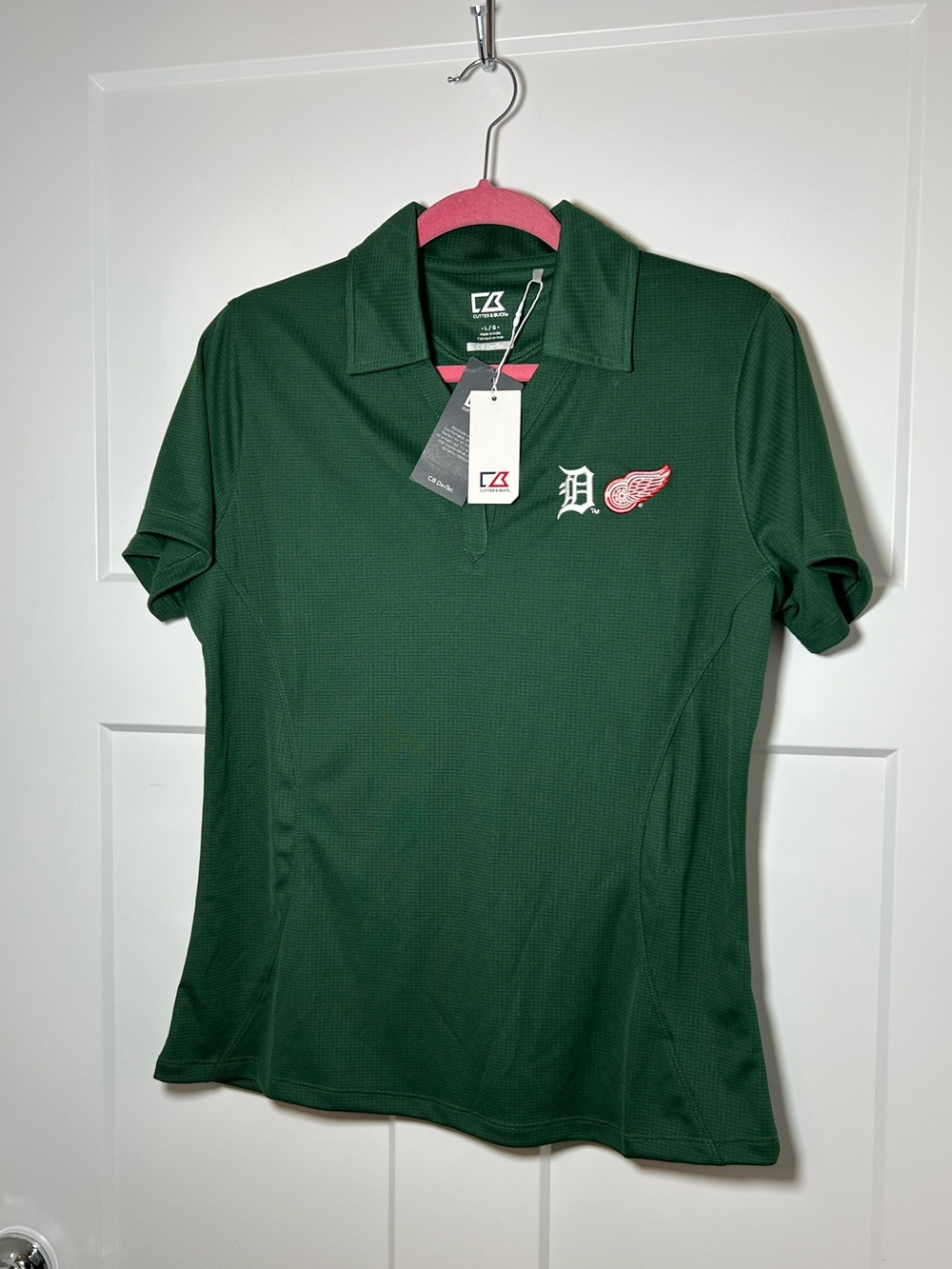 Detroit Sports Polo Cutter & Buck women’s large polo